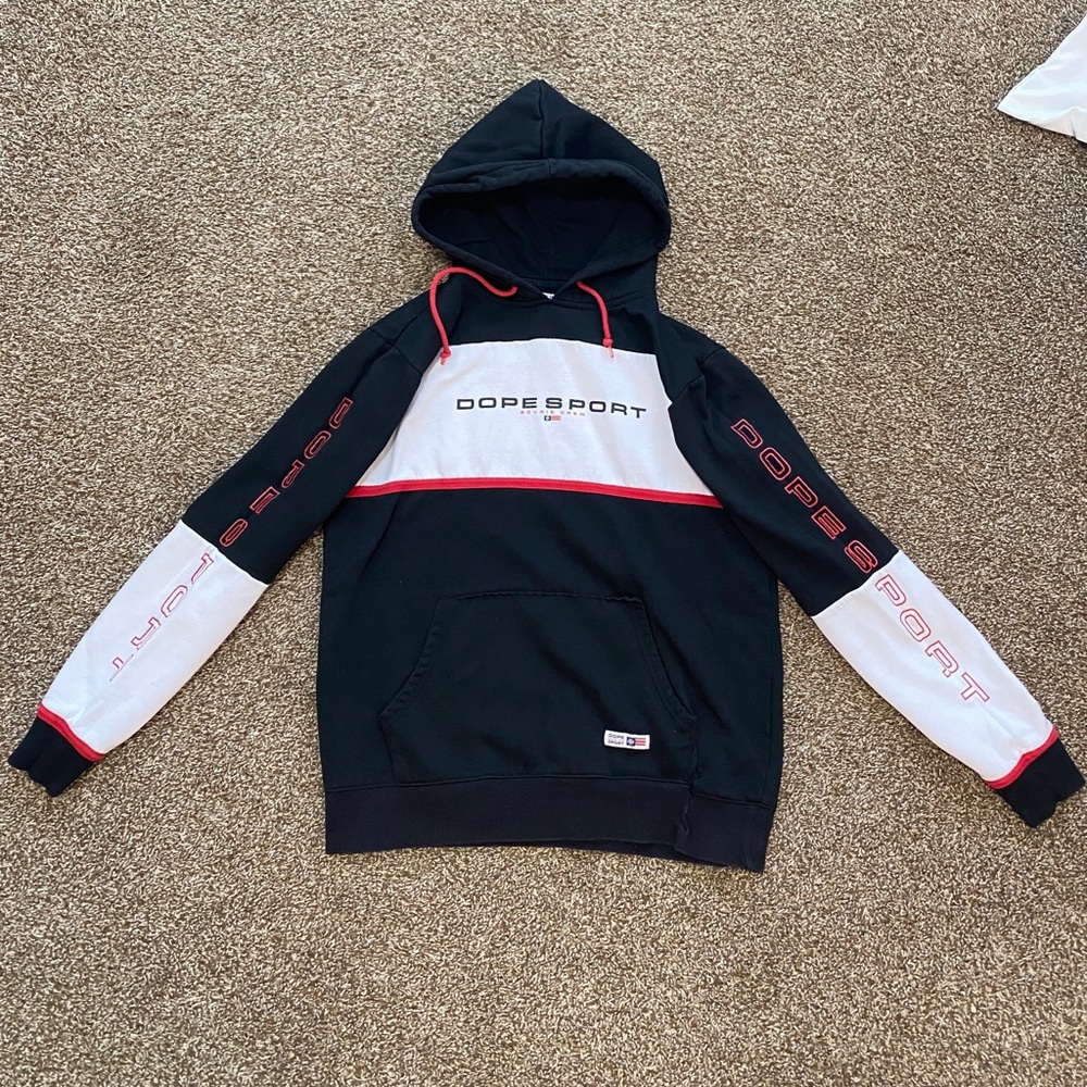 Dope Dope Sport Bougie Crew Hoodie Size M